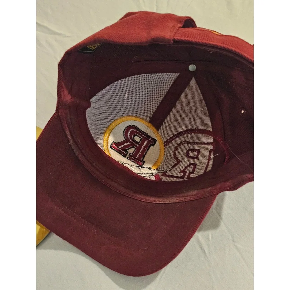 Golden Lion Washington DC R Logo Baseball Cap Hat Burgundy OSFA Acrylic